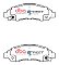 DBA Street Series Ceramic Brake Pads 167.5mm x 54.3mm DB1468SS - Front