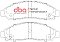 DBA Xtreme Performance Brake Pads 167.4mm x 54mm DB1468XP - Front