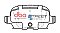 DBA Street Series Ceramic Brake Pads 95.7mm x 44.1mm DB1472SS - Rear