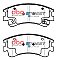 DBA Street Series Ceramic Brake Pads 132mm x 59.6mm DB1484SS - Front