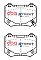 DBA Street Series Ceramic Brake Pads 103.6mm x 73.7mm DB15007SS - Rear