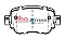 DBA Street Series Ceramic Brake Pads 104.1mm x 52.1mm DB15009SS - Rear
