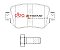 DBA Brake Kit - 4000 Series T3 Slotted & Xtreme Performance Brake Pads (2x DBA42814S + DB15009XP) DBA42814S-15009XP