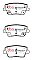 DBA Street Series Ceramic Brake Pads 112.4mm x 51.7mm DB15013SS - Rear