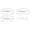 DBA Street Performance Brake Pads 163.4mm x 69.7mm DB15014SP - Front