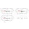 DBA Street Performance Brake Pads 112.8mm x 48.1mm DB15015SP - Rear