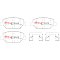 DBA Xtreme Performance Brake Pads 147.7mm x 52.4mm DB15017XP - Front