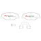 DBA Street Performance Brake Pads 131.2mm x 52.7mm DB15024SP - Front