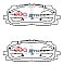 DBA Street Series Ceramic Brake Pads 194.1mm x 74.1mm DB15030SS - Front