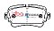 DBA Street Series Ceramic Brake Pads 129mm x 65.1mm DB15031SS - Rear