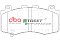 DBA Street Performance Brake Pads 189.7mm x 94.7mm DB15039SP - Front