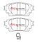 DBA Xtreme Performance Brake Pads 103.6mm x 47.5mm DB15044XP - Rear