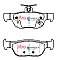 DBA Street Series Ceramic Brake Pads 122.9mm x 51.3mm DB15047SS - Rear