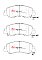 DBA Street Performance Brake Pads 148.8mm x 60.8mm DB15048SP - Front