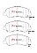 DBA Xtreme Performance Brake Pads 148.8mm x 60.8mm DB15048XP - Front