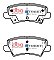 DBA Street Series Ceramic Brake Pads 99.7mm x 42.7mm DB15057SS - Rear