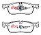 DBA Street Series Ceramic Brake Pads 193.2/193.2mm x 64.6/64.6mm DB15058SS - Front