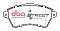 DBA Street Series Semi-Metallic Brake Pads 131.8mm x 62.1mm DB1506SS - Front