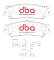 DBA Street Performance Brake Pads 142.6mm x 47.5mm DB15078SP - Rear