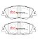 DBA Xtreme Performance Brake Pads 139.5mm x 54.4mm DB15079XP - Front