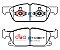 DBA Street Series Ceramic Brake Pads 193mm x 64.6mm DB15089SS - Front