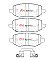 DBA Street Performance Brake Pads 131.6mm x 51.2mm DB15094SP - Rear