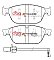 DBA Xtreme Performance Brake Pads 193mm x 76.5mm DB15099XP - Front