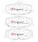 DBA Street Performance Brake Pads 110.4mm x 43.6mm DB15100SP - Front