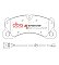 DBA Xtreme Performance Brake Pads 209.6mm x 94.7mm DB15102XP - Front