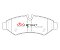 DBA Street Performance Brake Pads 148.6mm x 54.7mm DB15114SP - Rear