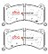 DBA Xtreme Performance Brake Pads 204.7mm x 101.6mm DB15118XP - Front