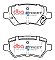 DBA Street Series Ceramic Brake Pads 95.5mm x 42.8mm DB1511SS - Rear