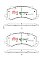 DBA Street Performance Brake Pads 214.1mm x 88.4mm DB15124SP - Front