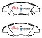 DBA Street Series Ceramic Brake Pads 149.2mm x 53mm DB1512SS - Front