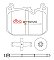 DBA Xtreme Performance Brake Pads 114.6mm x 91.4mm DB15131XP - Front