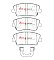 DBA Xtreme Performance Brake Pads 140.6mm x 64mm DB15133XP - Front