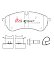 DBA Street Performance Brake Pads 163.6mm x 67.5mm DB15134SP - Front