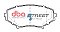 DBA Street Series Ceramic Brake Pads 137.8mm x 62.1mm DB1513SS - Front