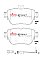 DBA Street Performance Brake Pads 114 / 114mm x 56 / 65mm DB15197SP - Rear
