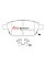 DBA Street Performance Brake Pads 110.6mm x 42.2mm DB15203SP - Rear