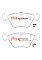 DBA Xtreme Performance Brake Pads 156.3; 155,1mm x 63; 63.7mm DB1522XP - Front