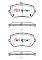 DBA Street Series Brake Pads 170 / 170mm x 92 / 82mm DB15264SS - Front