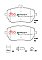 DBA Street Performance Brake Pads 133.8; 133,8mm x 72.2; 62,8mm DB15267SP - Front