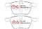 DBA Xtreme Performance Brake Pads 155.2mm x 72mm DB1658XP - Front