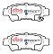DBA Street Series Ceramic Brake Pads 112.8mm x 42.6mm DB1660SS - Rear