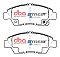 DBA Street Series Ceramic Brake Pads 136.7mm x 57.7mm DB1662SS - Front