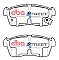 DBA Street Series Ceramic Brake Pads 108.3mm x 45.1mm DB1674SS - Front