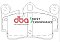 DBA Street Performance Brake Pads 112.1mm x 73.1mm DB1677SP - Rear