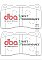 DBA Street Performance Brake Pads 131.8mm x 77.3mm DB1678SP - Front