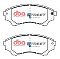 DBA Street Series Ceramic Brake Pads 145mm x 59mm DB1681SS - Front